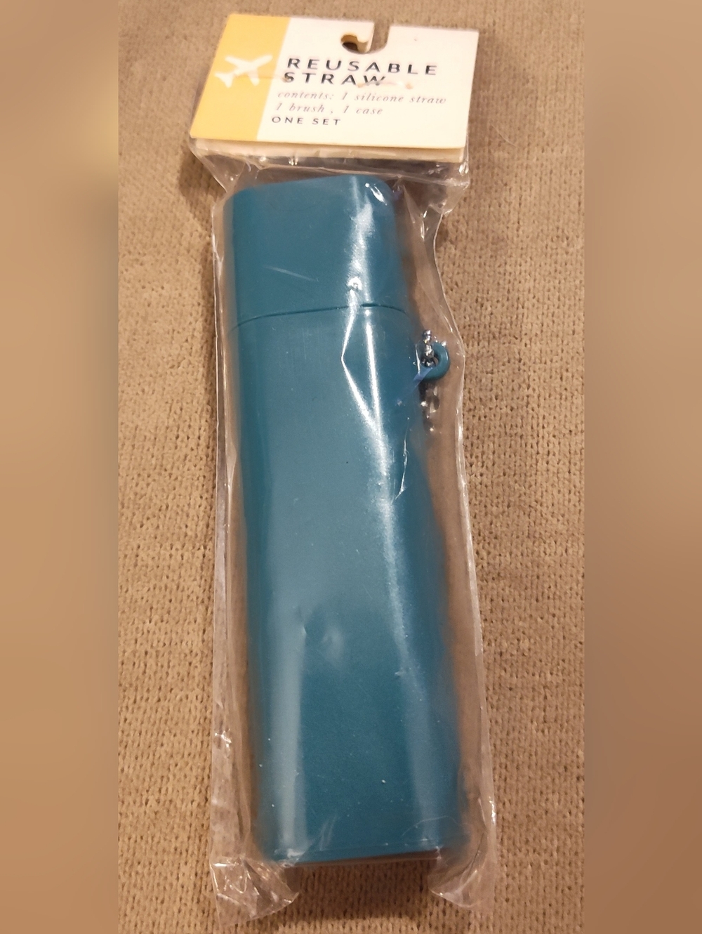 NWT & SEALED! Reusable Straw & Brush In A Case